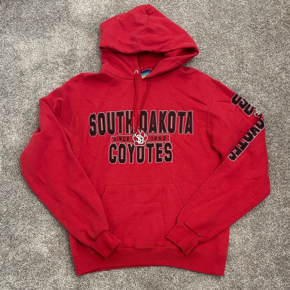 South Dakota Coyotes Red Hoodie